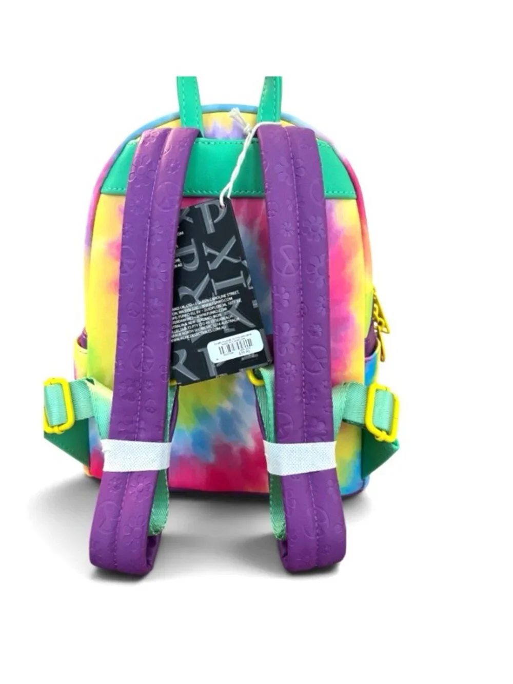 Loungefly Disney Pixar Cars Fillmore Good Vibes Tie Dye Backpack Hippie NWT